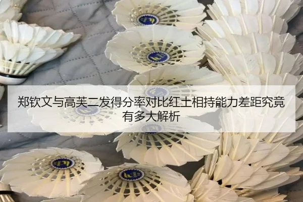 郑钦文与高芙二发得分率对比红土相持能力差距究竟有多大解析
